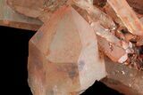 Natural Red Quartz Crystals - Morocco #70757-2